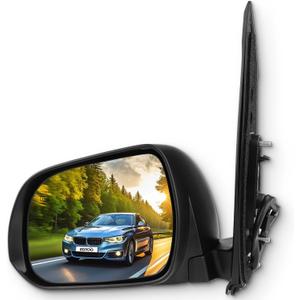 SCITOO Driver Side View Mirror Compatible with 2011-2017 For TOYOTA SIENNA Power Adjusted Heat Black Left Outside Exterior Mirror TO1320265