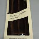 Heatless Curls Overnight Hair Curler - 4 Pcs Curling Rod to Sleep In, Velvet Hair Rollers with Satin Hair Scarf (Brown)