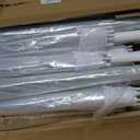 Aodaer 15 Pieces 39.4 Inch Clear Wedding Umbrellas with Foldable Storage Box 
