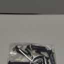 M6 x 45mm 20Pcs Flat Head Hex Socket Cap Screws Bolts, 304 Stainless Steel 18-8, Full Thread, Black Oxide by SG TZH (with Hex Spanner)