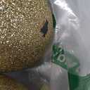 XmasExp 6in Large Christmas Ornaments Christmas Ball Ornaments Giant Tree Decoration Shatterproof Decorative Hanging Balls for Holiday Party Decor (Gold, 2pcs)