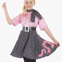 Fun shack 50s Outfit for Girls, 50s Outfit, Size Medium