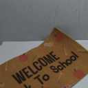 Ceenna Valentine's Day Mardi Gras Natural Coir Door Mat Outdoor Rug Spring Easter Welcome Doormat Independence Day Non-Slip Mat for Front Porch Entryway Outside, 16 x 28 Inches(Back to School)