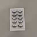 BEYELIAN Self Adhesive Eyelashes Press on Lashes, Reusable Pre Glued Eyelashes No Glue Need, Wispy Natural Look Faux Mink False Eyelashes 5 Pairs ZCV-180