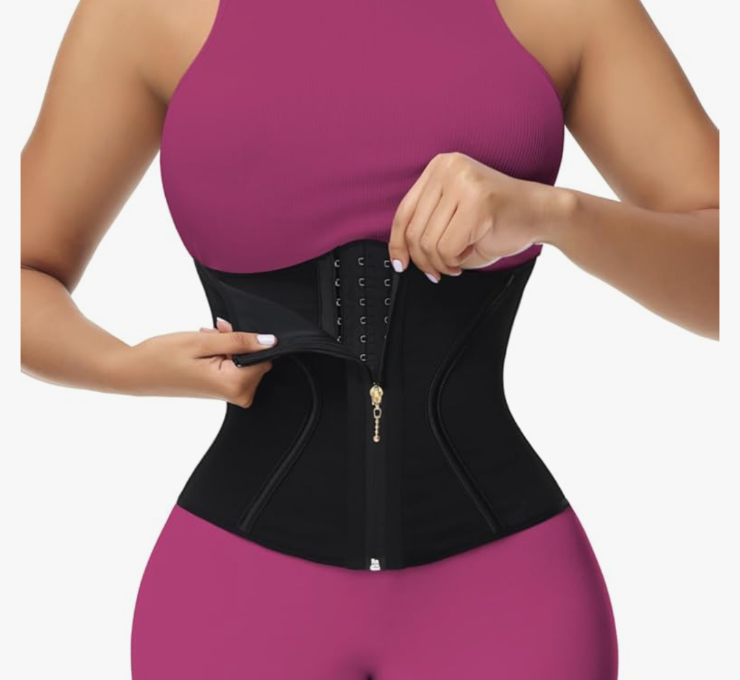 SHAPSHE Short Torso Waist Trainer for Women Corset Waist Cincher Shapewear Tummy Control Workout Hourglass Body Shaper XS