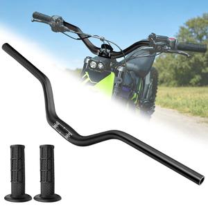 Dirt Bike Handlebars, 7075 Aluminum 31.8mm Handlebars for Sur-ron LBX | High-Rise Ergonomic & 1.57" Wider, Surron handlebars with Grips, 22MM (7/8") Handlebars, for Surron/ Talaria/ X160/ X260
