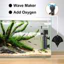 Carefree Fish Aquarium Small Sponge Filter for 3~15Gal Fish Tank Quiet for Saltwater and Freshwater with Biochemical Filtration Balls and Biochemical Filtration Sponge