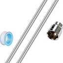 Anode Rod for hot Water Heater(2 Pack) Water Heater Anode Rod.21.65 Inch Long, Compatible with Rheem, A. O. Smith, Giant, Protect The Water Tanks from Corrosion  3/4NPT Thread