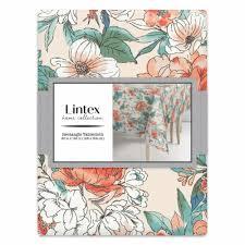Lintex Home Collection Flower Bloom Tablecloth, 60x102 