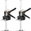 Labor-Saving Arm Jack Multifunctional Construction Jacks, Furniture JacksLift Height 10 inches 300lb Load-Bearing for Installing Windows and Doors, Lifting Furniture, Woodworking Tools (black)