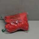 YSJERA Women's Cotton 5 Tiered A Line Pleated Maxi Skirt Long Boho Gypsy Dance Skirts (L, Red)