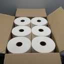 High Capacity TAD Towel rolls, 10" Roll, White, 6 Rolls Premium Quality Fits Touchless Automatic roll Towel Dispenser