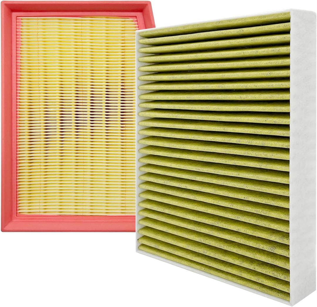 Cabin and Engine Air Filter Fits for 2024-2025 Trax, 2021-2025 Trailblazer, 2020-2025 Encore GX, Fits CF11966, CA12814, 42712666,JM966,JM2666