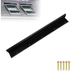 1 pcs Rain Diverter for Roof, Angled and Upward-Folded Flange Design