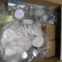 Happizza Button Maker Machine Multiple-Sizes - Pin Maker Machine 1.25 inch+2.25 inch, Interchangeable Button-models Badge Button Press Machine with 200 Sets 32+58mm Button Maker Supplies&Circle Cutter