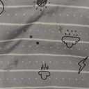 Baby Waterproof Bed Pad Washable Mattress Pad Reusable Underpads Bed Wetting Incontinence Cover for Baby Toddler Children and Adults-Gray Sky