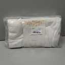 White Hand Towels Set for Bathroom, 6 Pack - Cotton Hand Towel Set for Gym, Kitchen and Spa, 16x27 Inches Soft Highly Absorbent Quick Dry Terry Salon Towels