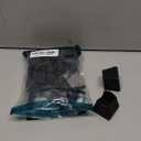 16 PCS Square Chair Leg Floor Protector, Silicone Chair Leg Cover, Furniture Leg Protectors with Felt, Mobile Table Leg pad, Protect The Floor from Scratches.1 1/2 in Black.