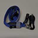 PcEoTllar Light up Dog Collar for Night Walking - LED Dog Collar Light Rechargeable Color Changing, Glow in The Dark Dog Collars Waterproof Glowing Dog Collars for Large Small Medium Dogs (M(15 inch-19.7 inch), Blue)