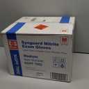 Basic Medical Blue Nitrile Exam Gloves, Latex-Free & Powder-Free Food-Safe House Cleaning Disposable Glove (1000 Pcs)