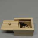 Spider Prank Box Gag Gift, Funny Surprise Gift Box Christmas White Elephant Gifts for Adults Men Women Birthday, Wooden Jump Scare Toys for Kids Ages 3-5-7 4-8-12 Year Old Boys Girls Stocking Stuffers