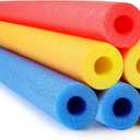 Hanaive 6 Pack Pool Noodles Swimming Floating Foam Tube 52 Inch Hollow Swim Noodles Bulk Floats Heavy Duty for Swimming Decoration Craft Projects Multi-Purpose