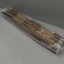 UNISHADES Bamboo Roman Shades w/Valance, 28.5" W × 64" H, Highfield Teak