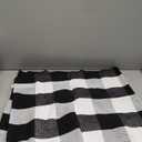 SEEKSEE Cotton Buffalo Plaid Rug 2'x3' Black and White Checked Rug Washable Doormats Indoor Outdoor Rugs for Layered Front Door Mats, Porch, Kitchen, Farmhouse, Entryway