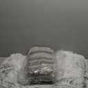 Bedfolks Plush Dog Crate Bed, Washable Cover, Faux Fur Dog Kennel Pad - 35"x23", Grey