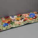 Rug for Hallways Green Kitchen Rug 2x6, Non Slip Washable Rugs with Rubber Backing Soft Floral Carpet Runner for Hallways, Kitchen, Laundry, Bedroom, Bathroom (2 x 6, Green Garden)