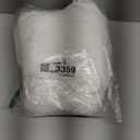 White Bathroom Rug 20x32 - Non-Slip Plush Thick Bath Mat, Highly Absorbent & Ultra Soft Fluffy Floor Mat, Machine Washable for Shower and Tub