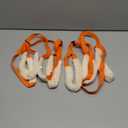 Mixweer 2 Pcs Dog Support Harness for Back Legs Dog Rear Lifting Sling Aid with Handle and Shoulder Strap Hind Leg Support for Pet Mobility Helps Puppy with Poor Stability Joint Injuries(Orange)