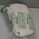 Lush Decor Linen Button Farmhouse Valance Curtians 52"W x 18"L Off White - Linen Valances For Windows - Kitchen Curtains Valances - Bathroom Curtain