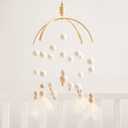 Baby Mobile 100% Felt Ball Bed Bell Mobile Crib Jewelry Creative Pendant Toy Wooden Wind Chime Nursery Decoration (Swan)