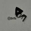 Thalia Exotic Series Black Chrome Finish Capo with Ebony Inked Inlay