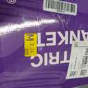 Heated Blanket Queen Size 84" x 90" - Warm Flannel Sherpa Electric Blanket with Dual Control for Home, 5 Heating Levels & 10 Hours Auto Off, Overheat Protection (Purple)