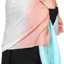 Fine Wool ombre cashmere Scarves Winter Scraves for Women's winter Warm Large Scarve silk ombre scarves