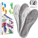 Steppers Insoles for Men and Women Adjustable Size, 2 Pairs 4d Cloud Insole for Mens,Boot Insoles for Menn, Memory Foam Shoe Insertss for Women (L)