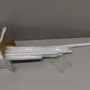 XLHOMO Over The Table Rod Stand with Clamps, Adjustable 32''79'' Tall 32"131" Length, White Table Arch Stand Metal Balloon Frame Hanging Rod for Weddings Birthdays Party Garden Arbors Decoration