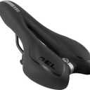 Comfortable MTB Gel Seat Mountain Bike Saddle MTB Saddle Mountain Bike Seat Gel Bikes Seats Breathable & Soft & Waterproof Bike Saddle Cushion for Men and Women (Black)