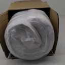 SWINHOM 3 Inch Full Memory Foam Mattress Topper, Ventilated Foam Topper with Cooling Cover, Mattress Pad with 18'' Deep Pocket, White