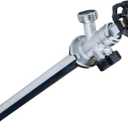 WHK Brass 12" Frost Proof Outdoor Faucet, Anti-Siphon Sillcock, Polished Chrome, 1/2" MIP x 3/4" Hose Bibb