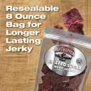 Old Trapper Zero Sugar Beef Jerky, Eight-Ounce Individual Package, Natural Wood Smoked Keto-Friendly Snack, 14 Grams of Protein, 70 Calories, and Zero Sugar Per Serving (Pack of One)