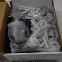 18 Pack Garage Hooks Heavy Duty - Anti-Slip Coating Garage Storage Hooks for Hanging BikeLadderGarden ToolsHose (Black)