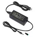 24V 6A Power Supply Adapter,100-240V AC to DC 24V 6A Power Adapter with 5.5mm x 2.5mm DC Output Jack Transformers US Plug for 5050 3528 LED Strip Light,CCTV Security System