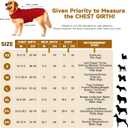 Fleece Dog Coat Pet Jacket Reflective for Cold Weather for Extra Large to Small Pets(Grey,S) (S:chest girth 15-17.3",body 12")