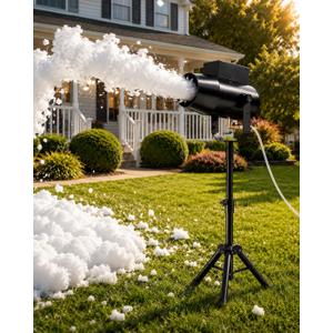 Chrysovereign Foam Machine for Party, Safe 60min Use&Flexible Angle Control, Foam Party Machine For Pool Parties, Indoor/Outdoor Events & Club Use