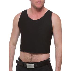 Underworks USA Econo High Power Chest Binder Top - FTM, Non-Binary, Transgender - 943 (Medium, Black)