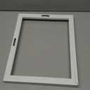 Abtgt 11x14 Canvas Floating Frame with 0.9" Deep, White Floater Frame for Canvas Paintings with Adhesive, Vertical or Horizontal Wall Art frame for Prints Oil Painting Diamond Decor, 1 Pack.