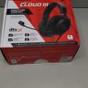 HyperX Cloud III  Wired Gaming Headset, PC, PS5, Xbox Series X|S, Angled 53mm Drivers, DTS Spatial Audio, Memory Foam, Durable Frame, Ultra-Clear 10mm Mic, USB-C, USB-A, 3.5mm  Black